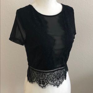 Express Lace Top Size small